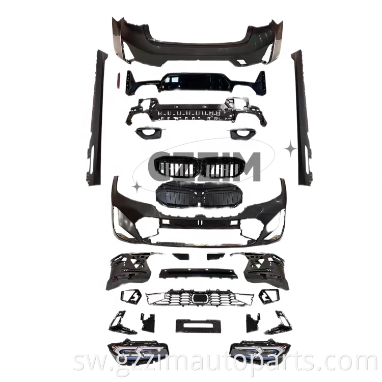 ABS Plastic Body kit & Head Lamp & Grille Used For 8MW 3 G20/28 2019-2021 upgrade to 2023 3 body bumper assy